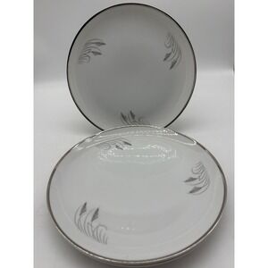 Fukagawa Arita #706 Moon Glow Set Of 3 Dinner Plates 10 1/4" Japan